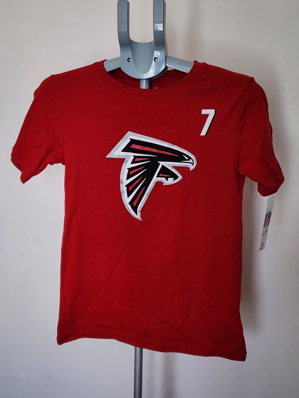 NFL Red Atlanta Falcons Short-Sleeve Logo Tee